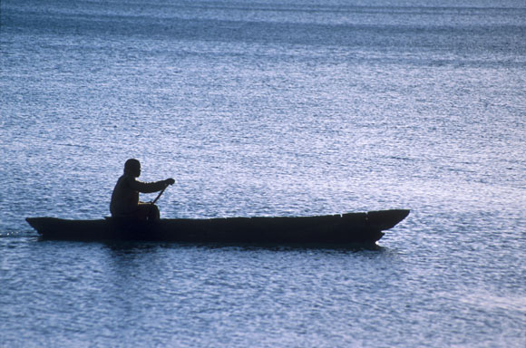 Paddling into the Blue